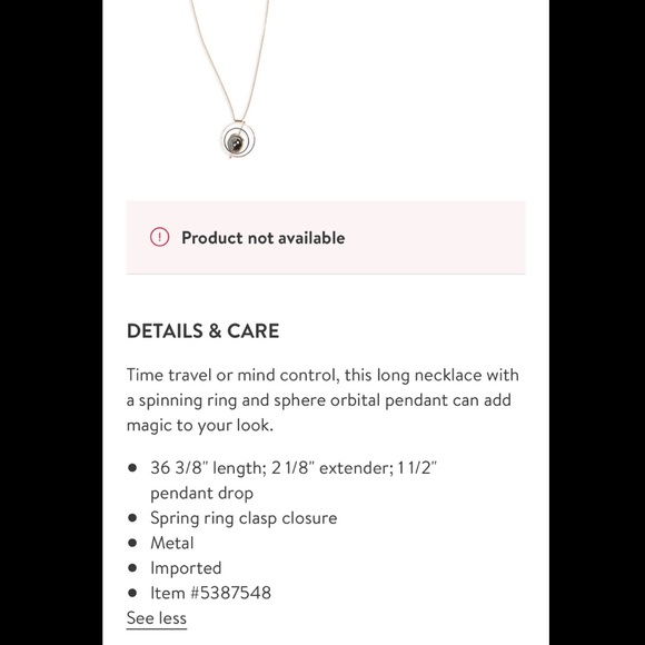 Topshop Ballin in Circle Necklace - Picture 7 of 7